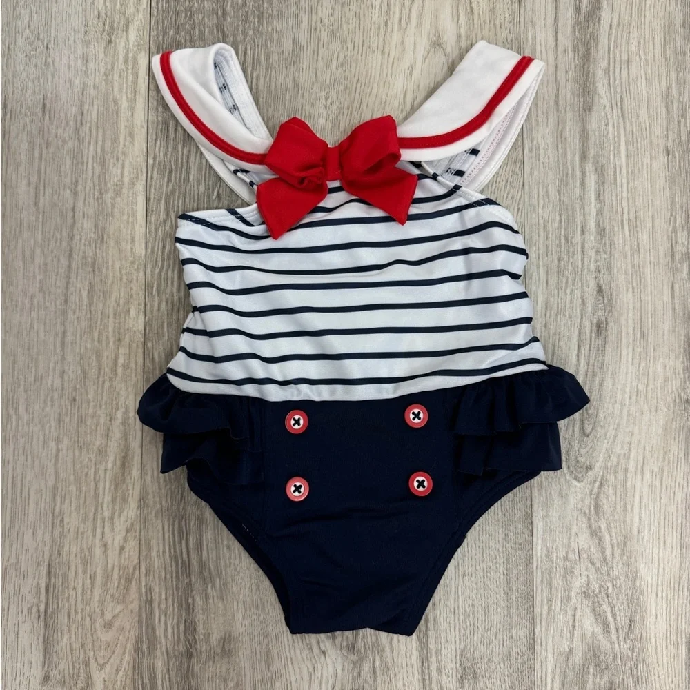 Gymboree 6-12 months nautical bathing suit